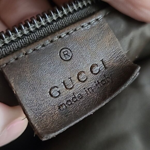 GUCCI Diamante Tote Bag Nylon AUTH - Picture 9 of 16